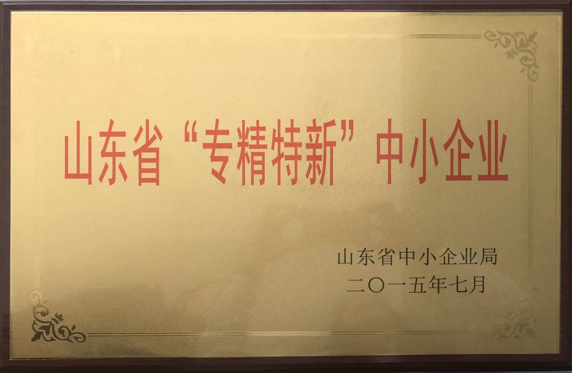 山東省“專(zhuān)精特新”中小企業(yè)